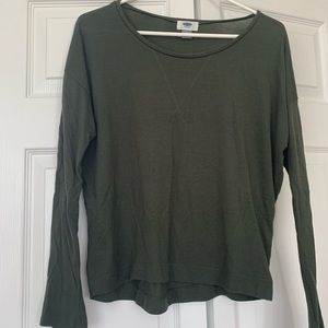 Old Navy Olive Long Sleeve - Size S